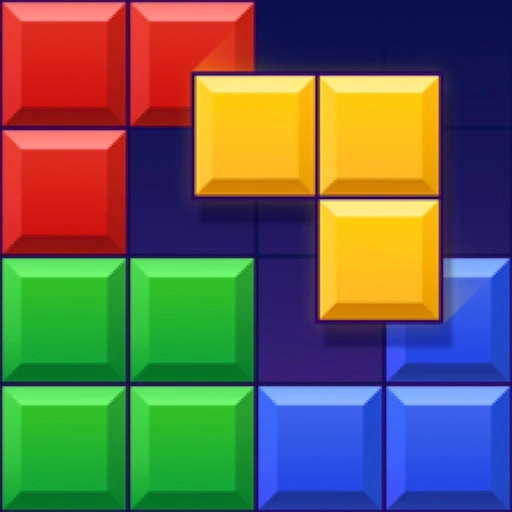 Block blast logo